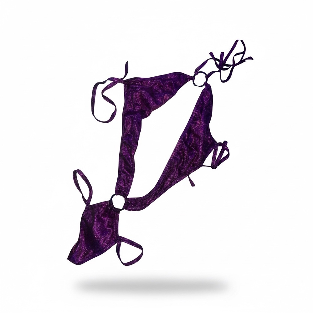 Purple Women's Exotic Dancer One Piece